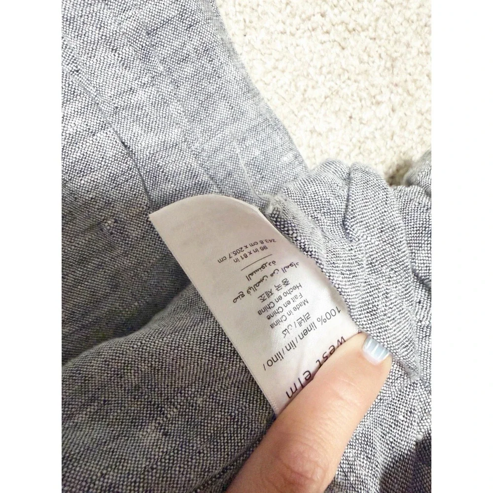 West elm Linen Sheet set Full